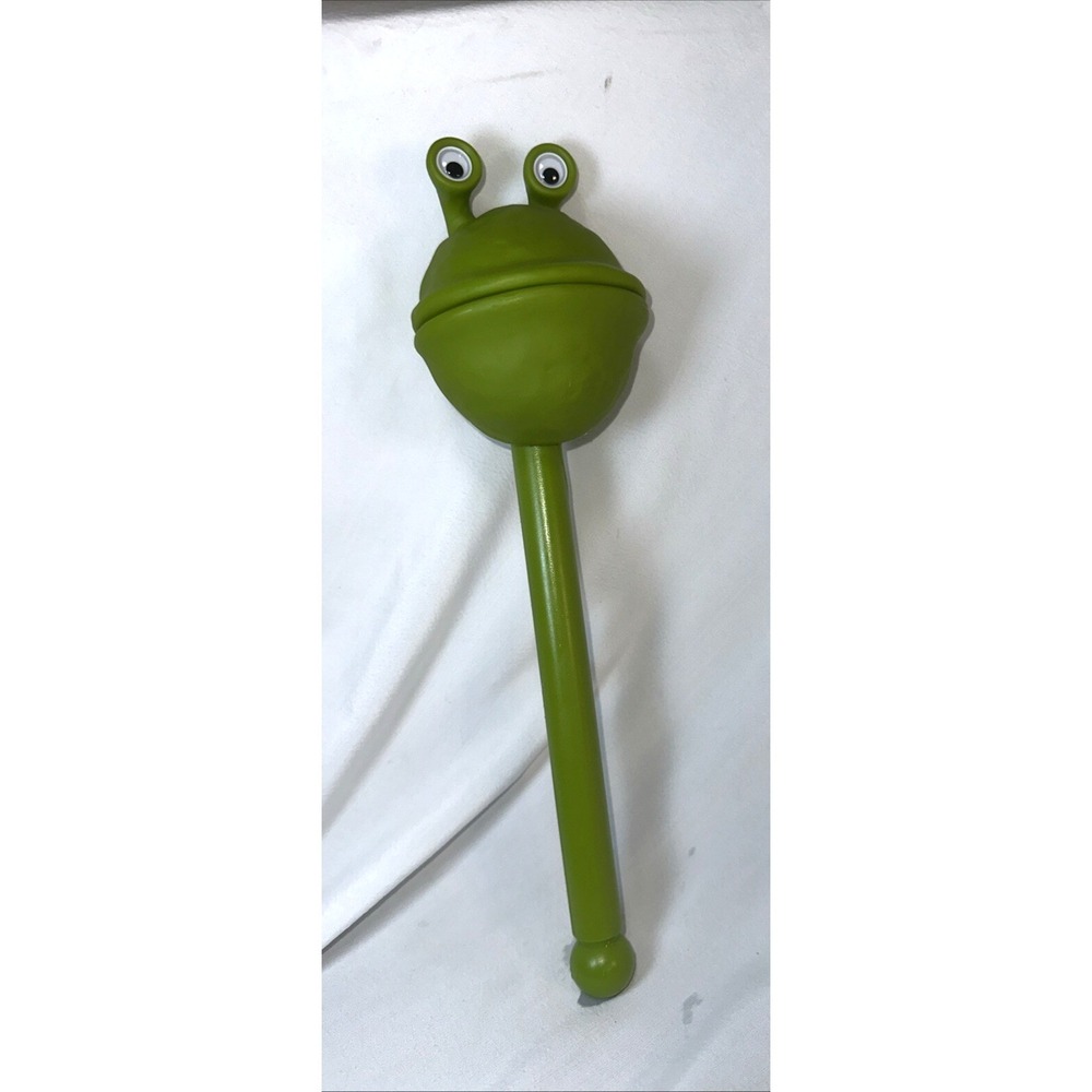Educational Insights Puppet-on-a-Stick Kai Frog Green Great Cond!